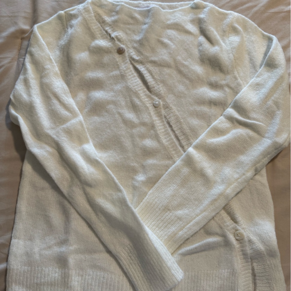 Rumours White Crew Neck Sweater